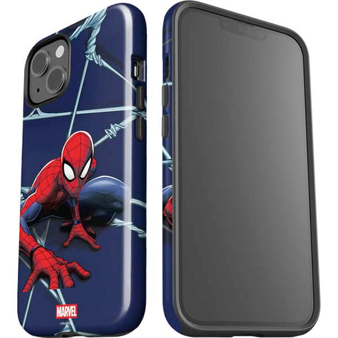 Marvel Spiderman Crawling Spiderman iPhone 15 Impact Case